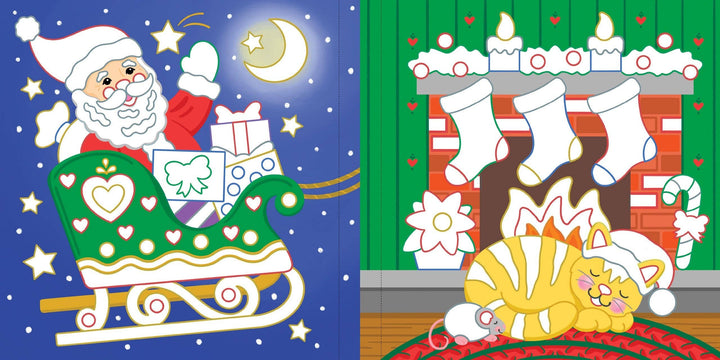 Color-By-Foil Sticker Book -- Christmas