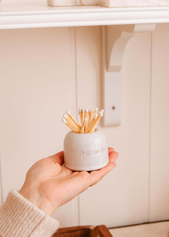 Ceramic Match Holder