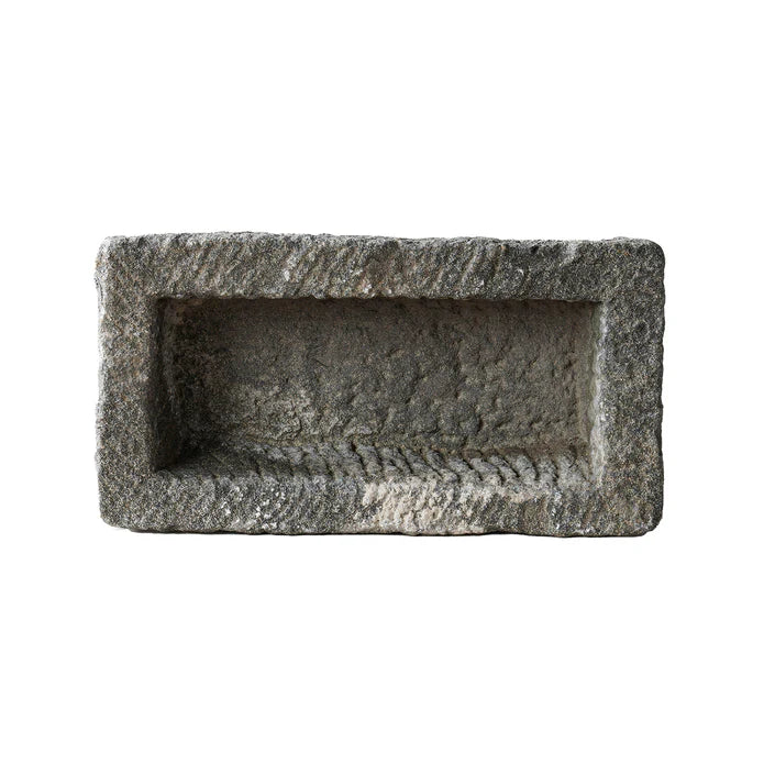 Stone Trough Rectangle (Each one will vary)