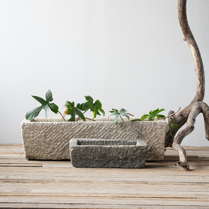 Stone Trough Rectangle (Each one will vary)