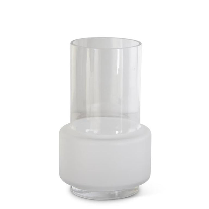 Clear Frosted Glass Vases