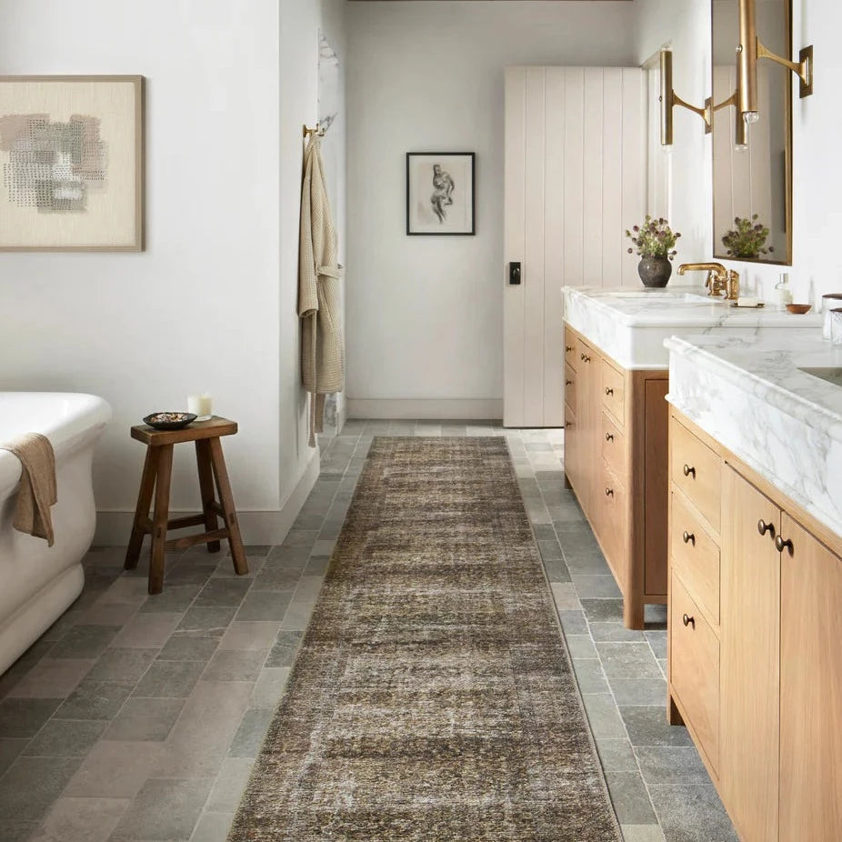 Amber Lewis x Loloi Billie - BIL-06 Tobacco / Rust Rug - Showroom Model