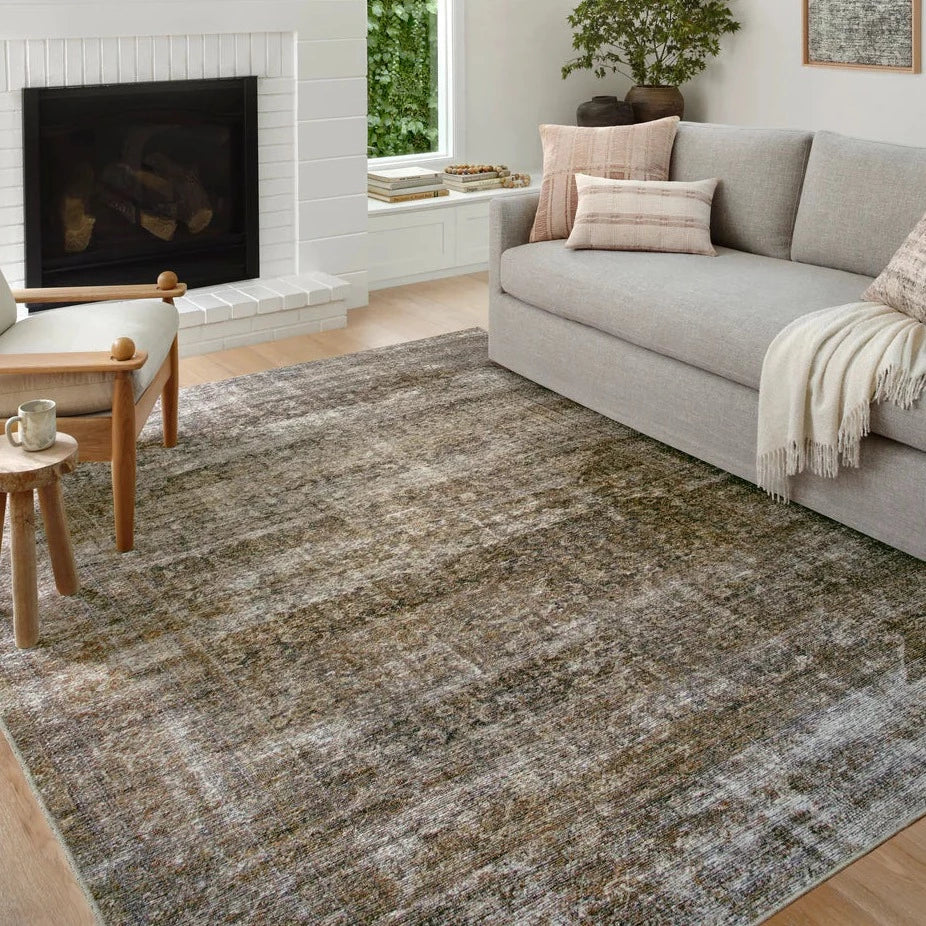 Amber Lewis x Loloi Billie - BIL-06 Tobacco / Rust Rug - Showroom Model