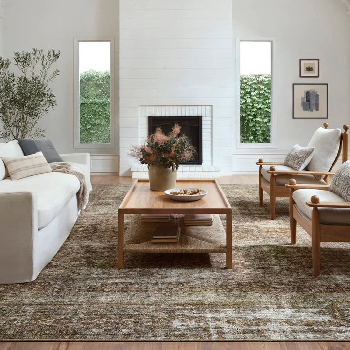 Amber Lewis x Loloi Billie - BIL-06 Tobacco / Rust Rug - Showroom Model