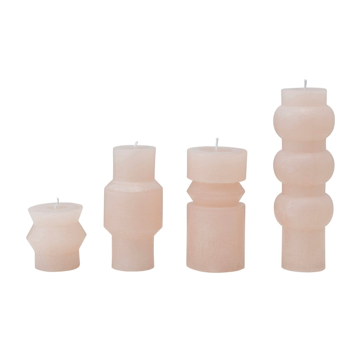 Unscented Totem Pillar Candle 3"x6", Blush
