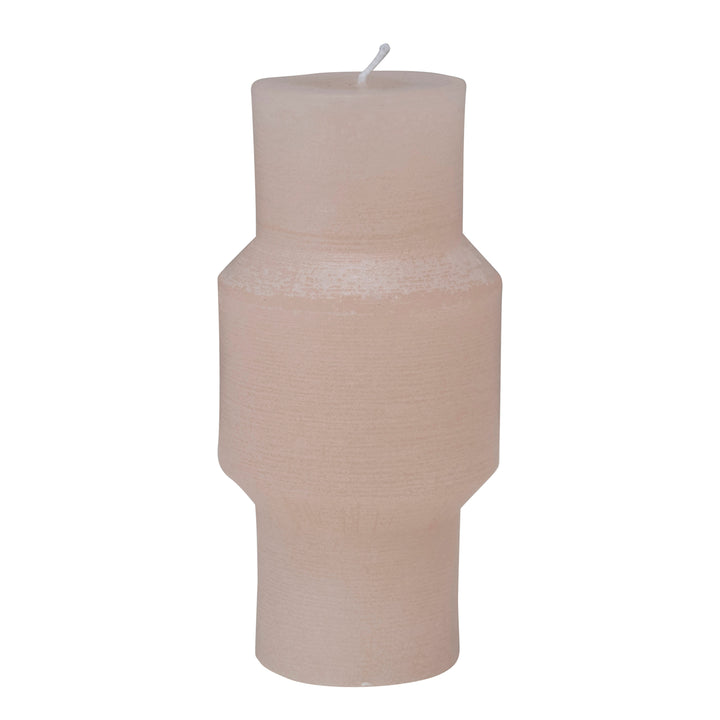 Unscented Totem Pillar Candle 3"x6", Blush
