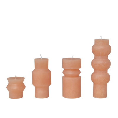 Unscented Totem Pillar Candle 3"x6", Citrus