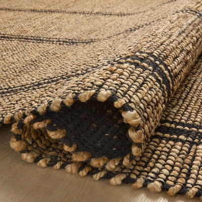 Conny Natural / Black Rug