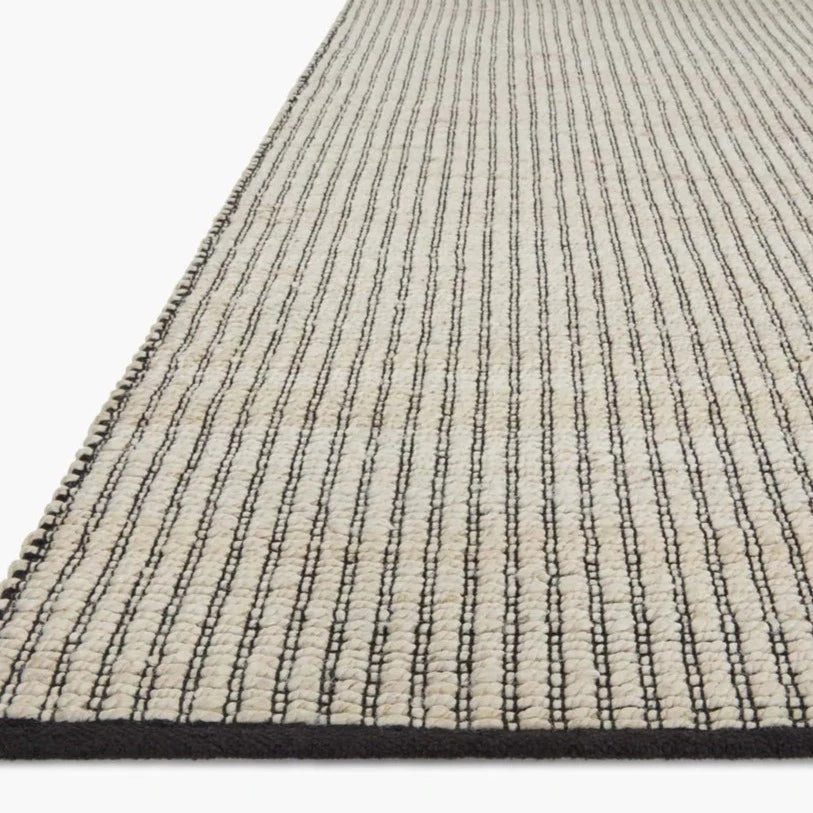 Colter Ivory / Black Rug