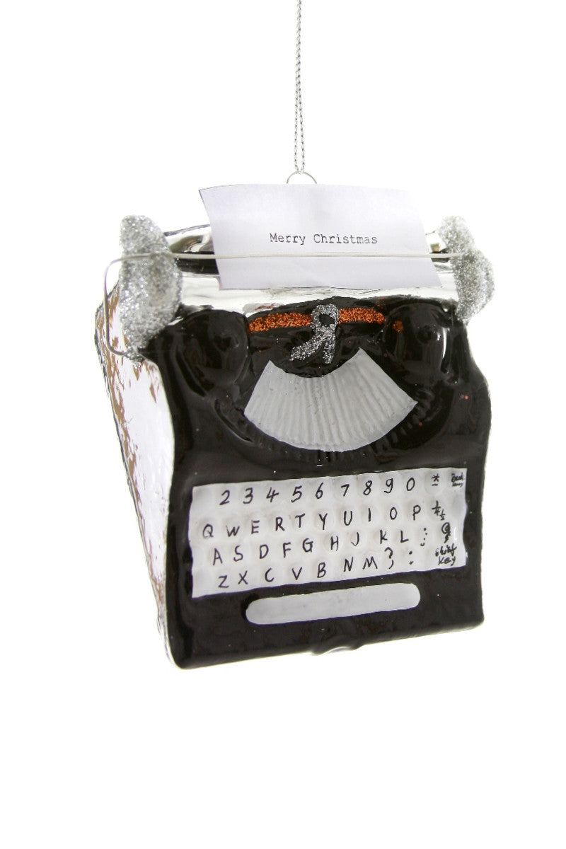 Holiday Greetings Type Writer Ornament
