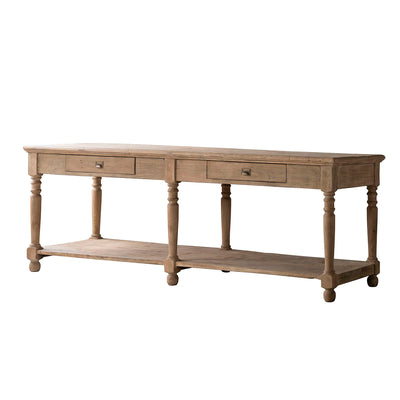 Bobbin Bleached Tailors Table - Showroom Model