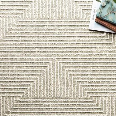 Magnolia Home By Joanna Gaines × Loloi Newton - NET-04 Sage / Ivory
