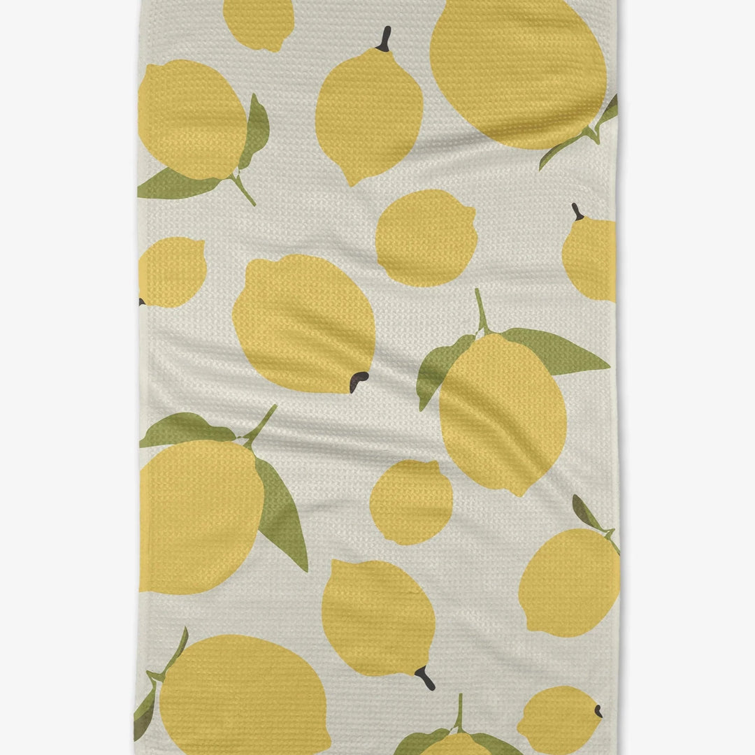 Sunny Lemons & Oranges Kitchen Tea Towel