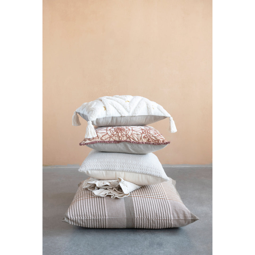 Sanctuary Woven Cotton Pillow
