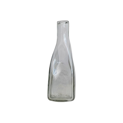 Hand-Blown Glass Organic Shaped Bottle Vase