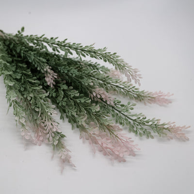 Real Touch Soft Green w/ Pink Foliage Bush