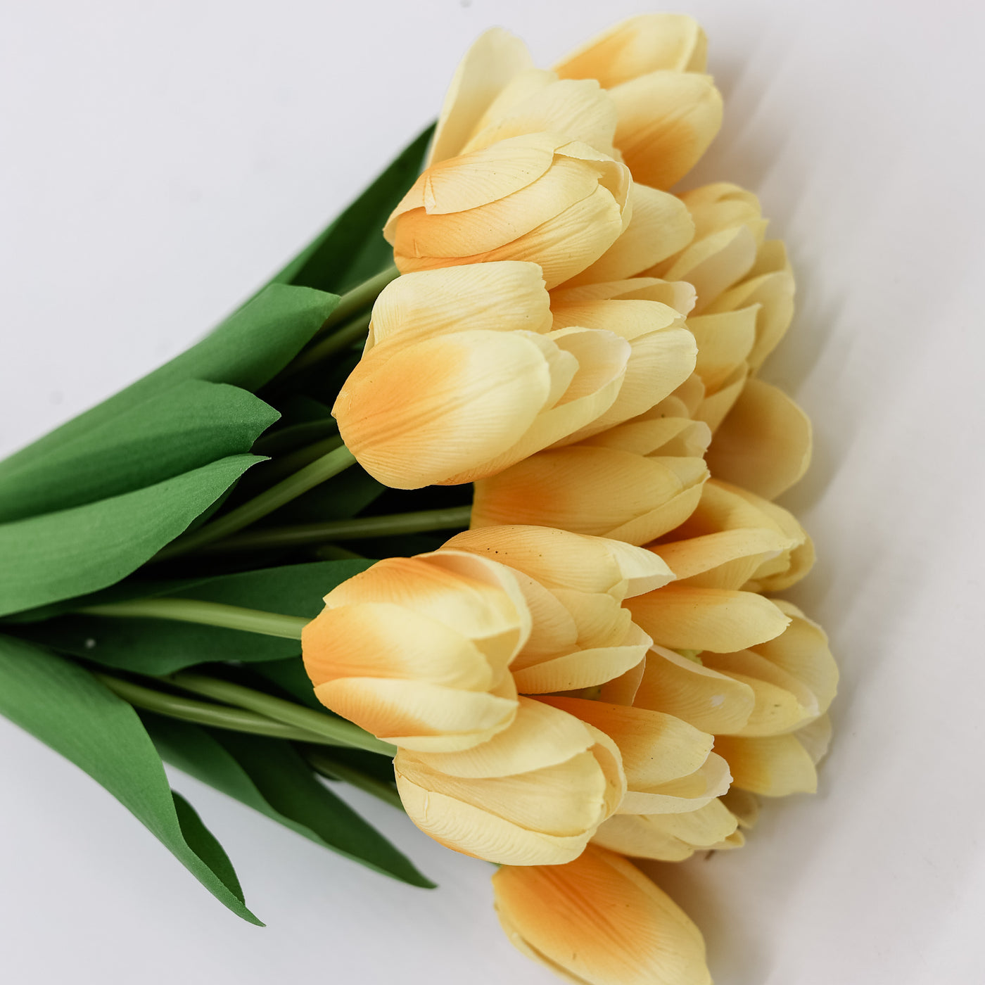 Light Yellow Real Touch Tulip Bundle