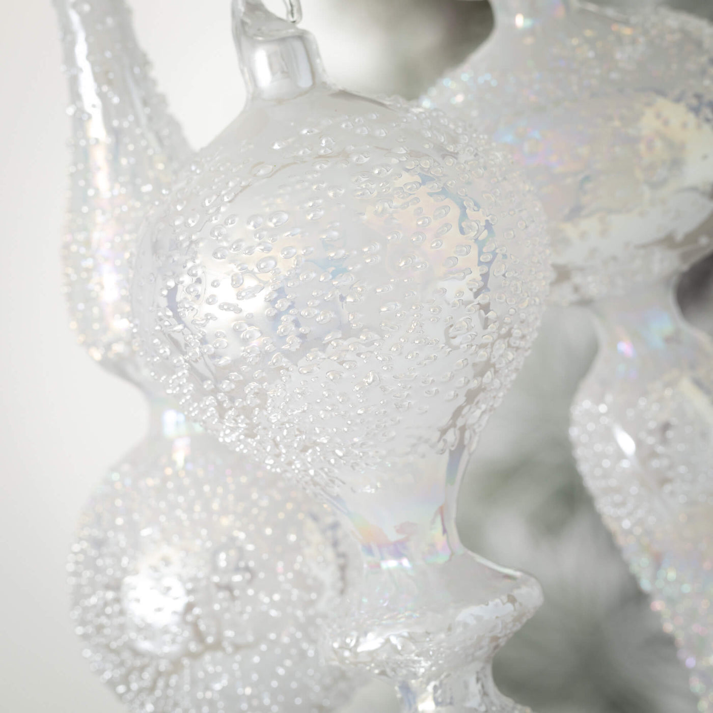 Lavender Pearl Finial Ornaments