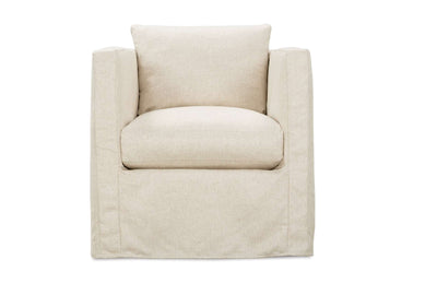 Monroe Slipcover Swivel Chair