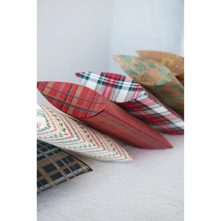 Handmade Recycled Printed Paper Gift Box, Multi Color, 6 Styles