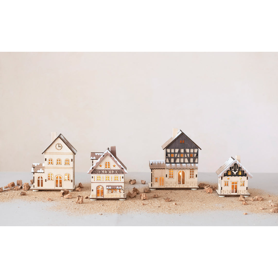Cabin Holiday Wood Laser Cut Building