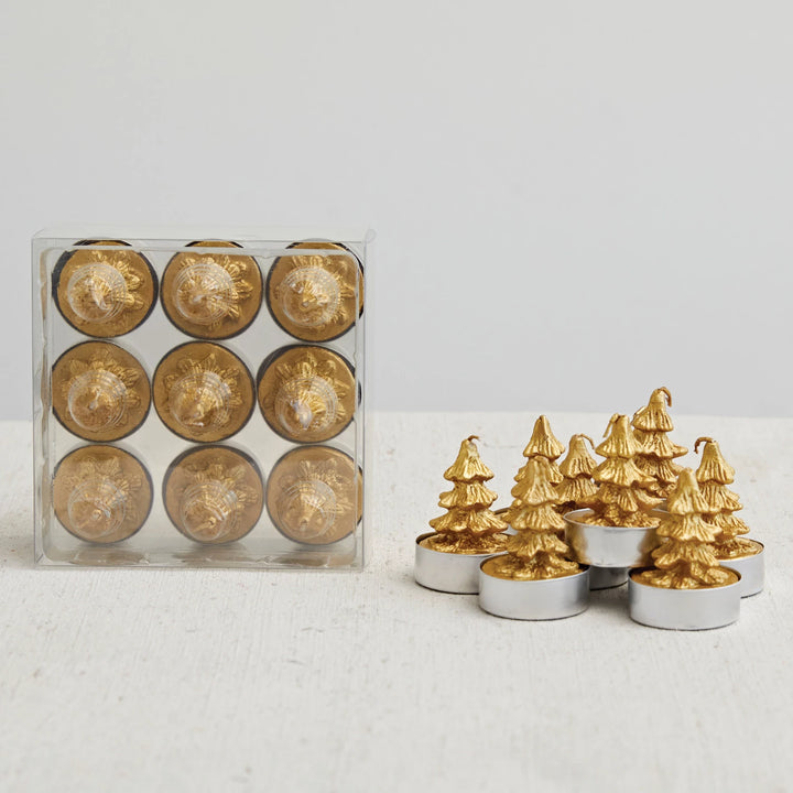 Round Unscented Tree Tea Lights