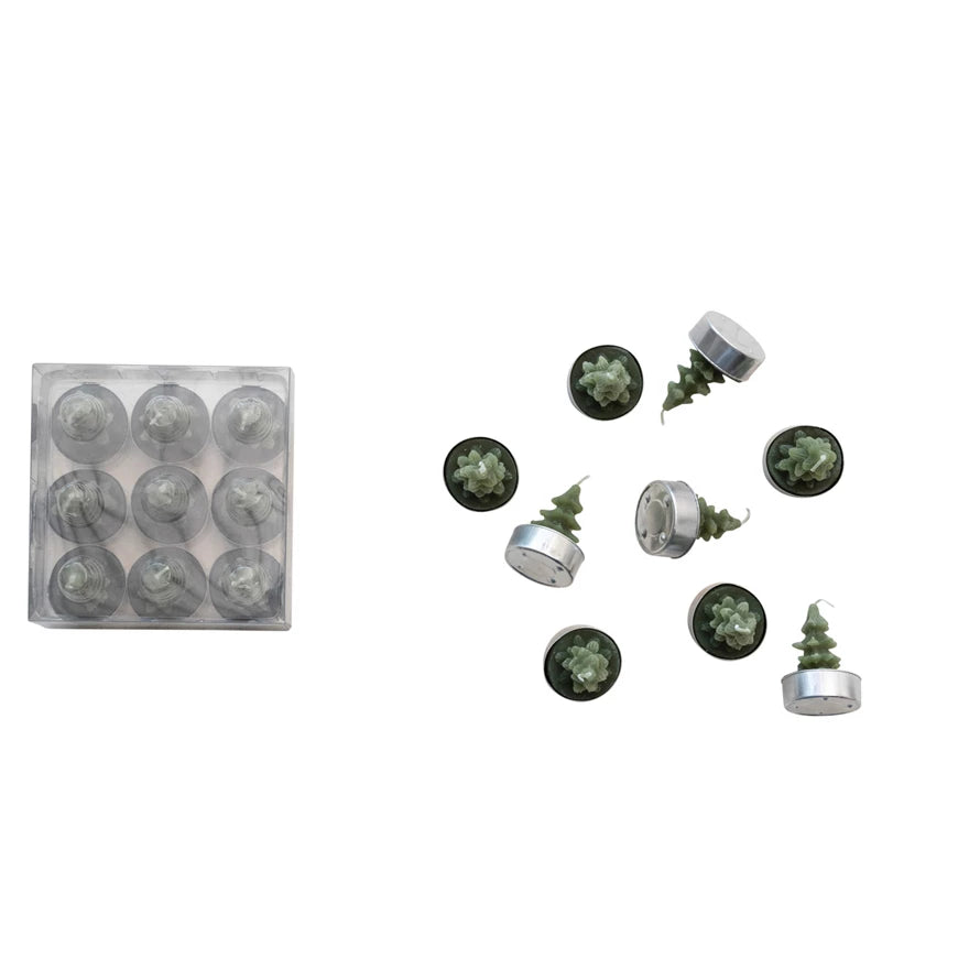Round Unscented Tree Tea Lights