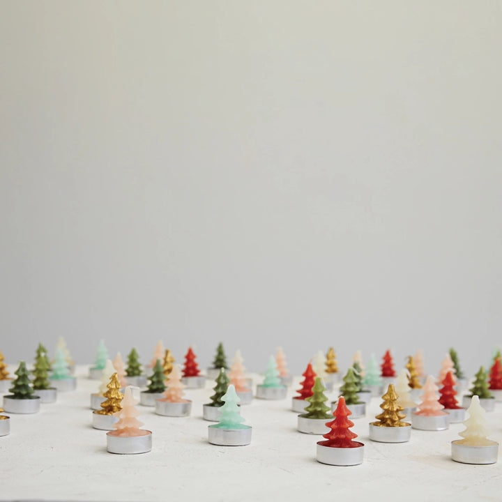 Round Unscented Tree Tea Lights